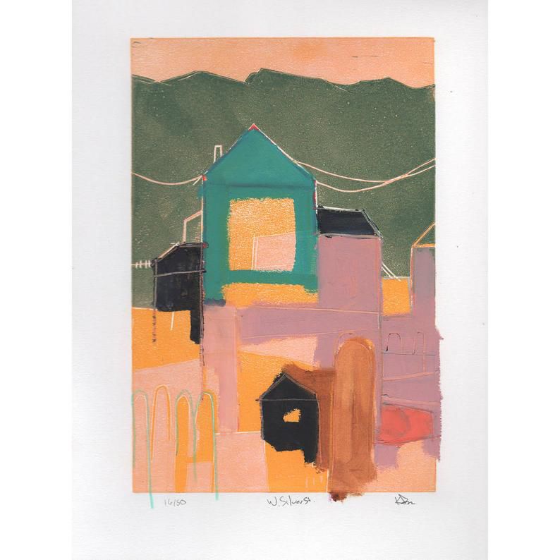 Silver Street, Butte art print